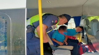 Jandarma ekipleri okul servislerini denetledi