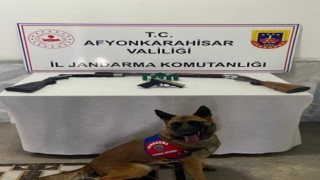 Jandarma ruhsatsız tüfekler ve kurusıkı tabanca ele geçirdi