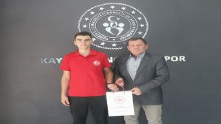 Kabakcı, başarılı sporcuyu ağırladı