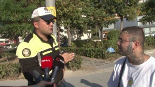 Kadıköyde kurallara uymayan motosiklet sürücülerine ceza yağdı