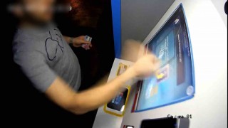 Kamu malına zarar veren şahıs güvenlik kamerasına takıldı