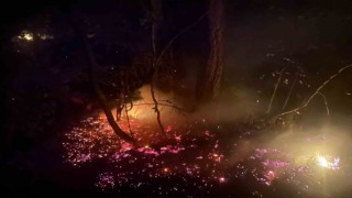 Karabükteki orman yangınına müdahale sürüyor