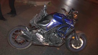 Kartalda hız yapan motosiklet kontrolden çıkıp metrelerce sürüklendi: 1 ağır yaralı