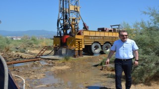 Kaymakam Odabaş, Edremit TDİOSB sahasında İZJ-1 jeotermal kuyunun bakım-onarım çalışmalarını yerinde inceledi
