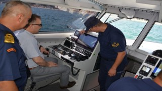Kaymakam Odabaştan Sahil Güvenlik Akçay Kolluk Destek Tim Komutanlığına ziyaret
