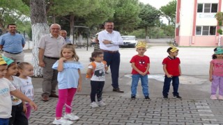 Kaymakam uyum haftasında öğrenci ve öğretmenlerle bir araya geldi