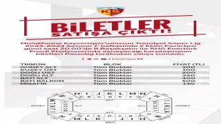 Kayserispor-Başakşehir maçının bilet fiyatları belli oldu