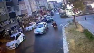 Kaza anı kamerada