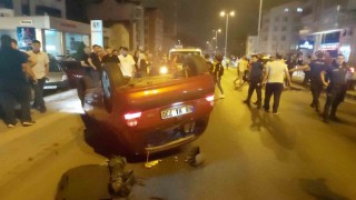 Kdz. Ereğlide otomobil takla attı: 2 yaralı