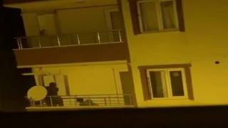 Kombi çalmaya çalışan hırsızları bekçiler kıskıvrak yakaladı