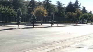 Konyada askeri lojman önünde şüpheli çanta paniği