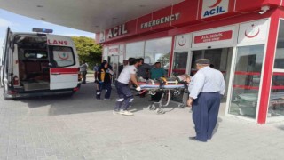 Konyada inşaattan düşen işçi yaralandı