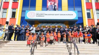 Konyada Şehit Erkan Kurşun İlkokulu törenle açıldı