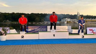 Köyceğizli kanocu Karahan, Polonyada gümüş madalya kazandı