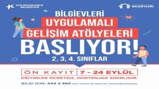 Küçükçekmece Belediyesi bilgievlerinde yeni dönem kayıtları başladı