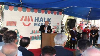 Küçükçekmecede 3. Halk Market açıldı