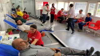 Kuluda Kızılaya kan bağışı