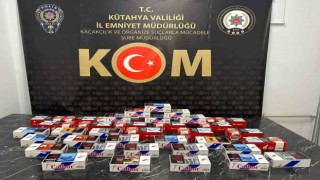 Kütahyada 8 bin adet makaron ele geçirildi