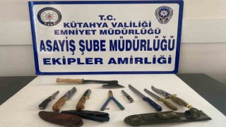 Kütahyada polisin Şok Asayiş Uygulaması
