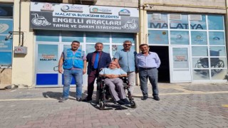 Malatyada ödüllü engelli araç tamir atölyesi hizmetlerini sürdürüyor