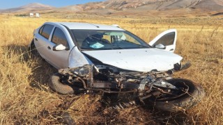 Malatyada otomobil takla attı 1 yaralı