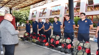 Manisa Büyükşehir İtfaiyesi Libyanın yardımına koştu