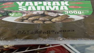 Market raflarında tarihi geçmiş ürünler bulundu