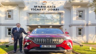 Marmaris Ticaret Odası hizmet aracı TOGG geldi