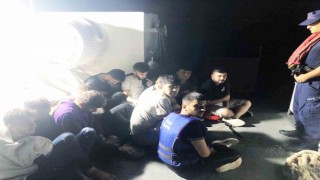 Marmariste 13 düzensiz göçmen yakalandı