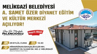 Melikgazi Belediyesi yeni bir projeyi daha hayata geçiriyor