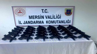 Mersinde 30 kaçak silah ele geçirildi
