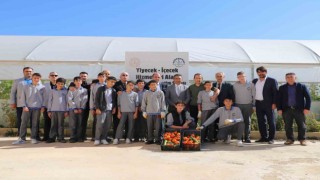 Mesleki ve Teknik Anadolu Lisesinde ilk hasat şenliği