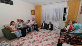 Milletvekili Gül ve Tahmazoğlu Şahinbeyli ailelere misafir oldu