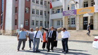 Milli Eğitim Müdürü Tosun okulların fiziki durumlarını inceledi
