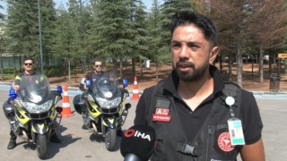 Motosiklet ambulanslar altın dakikalar içerisinde yaptıkları müdahale ile hayat kurtarıyor