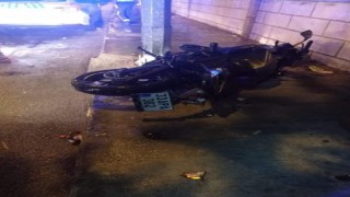 Motosiklet kazası: 1 ölü, 1 yaralı