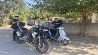 Motosikletli Yunus timlerinin dikkati hırsızların hayallerini suya düşürdü