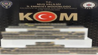 Muşta 390 paket kaçak sigara ele geçirildi