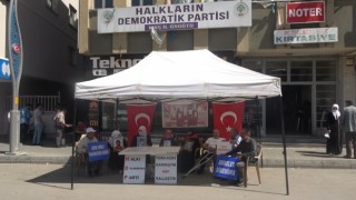 Muşta evlat nöbeti 113üncü haftaya girdi