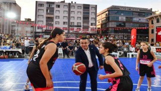 Mustafakemalpaşanın markası Tatlıtop Basketbol Şenlikleri başladı