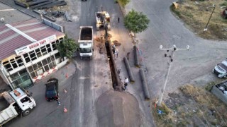 Nevşehirde altyapı yenileme çalışmaları sürüyor