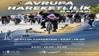 Niğde Belediyesinden Hareketlilik Haftasına özel bisiklet turu