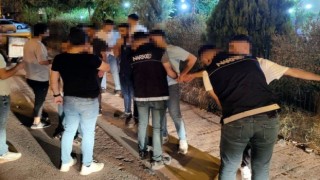 Nusaybinde polis ekiplerinden narkotik denetimi