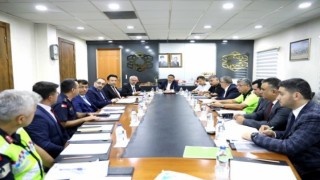 Okul Güvenliği Toplantısı, Vali Çiçek başkanlığında yapıldı