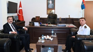 Osmaniye Valisi, İl Jandarma Komutanı'nı Ziyaret Etti