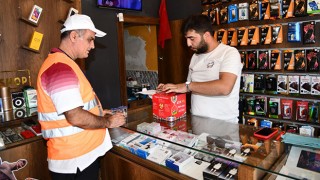 Osmaniye’de, Bisikletli Ekipler Atık Pil Topluyor