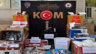 Osmaniye'de Makaron Kaçakçılığı Operasyonu