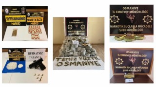 Osmaniyede uyuşturucu operasyonları: 18 kişi gözaltına alındı