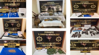 Osmaniye'de uyuşturucu operasyonu: 44 gözaltı