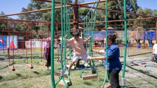 Özel bireyler Tarsus Gençlik Kampında keyifli vakit geçirdi